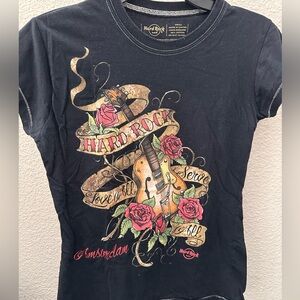 Hard Rock Cafe Black Cotton T-Shirt